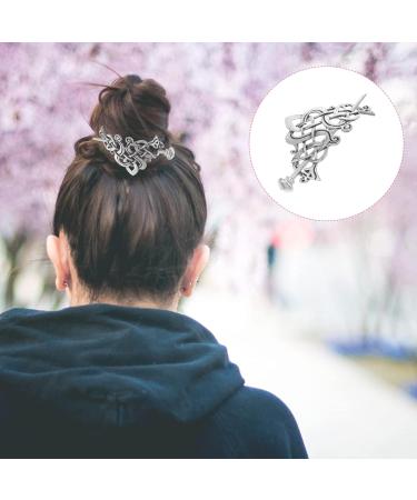 SHERCHPRY irish decor hair barrettes for thick hair wedding decoration retro decor hair jewelry hair Celtics Knots Hairpins crocodile skin hair stick silver hair vintage bracket woman - Buy Online on GoSupps.com