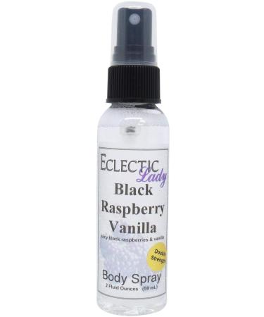Black Raspberry Vanilla Body Spray (Double Strength) 2 ounces Body Mist for Women with Clean Light& Gentle Fragrance Long Lasting Perfume with Comforting Scent for Men & Women Cologne with Soft 2 Fluid Ounces (Double Strength)
