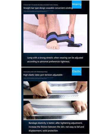 KeuLEn Ankle Support Brace | Adjustable Compression for Sprains | Breathable Wrap for Men & Women | Perfect for Running Volleyball Tennis (Black - Buy Online on GoSupps.com