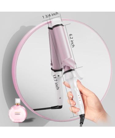 DAN Curling Iron - 1 1/4 Inch Long Barrel Dual Voltage Hair Curling Iron for Travel - Perfect Curls White - Buy Online on GoSupps.com