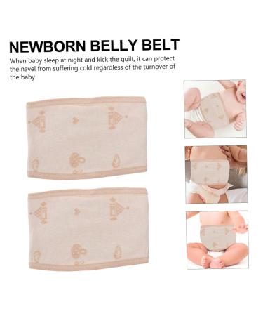 WOFASHPURET 2pcs colored cotton baby belly circumference web belt ab belt breathable bellyband child umbilical navel tummy wrap infant abdominal band skin friendly newborn protective case - Buy Online on GoSupps.com