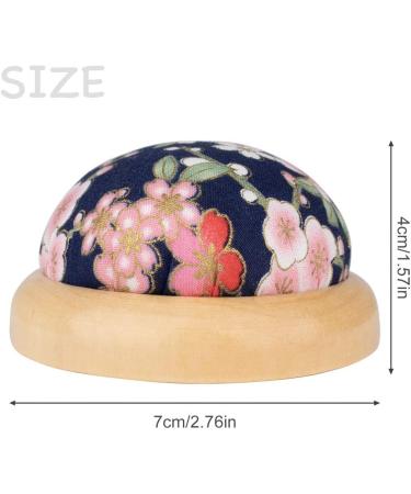 Japanese Style Wooden Base Pin Cushion for Sewing and Crafting - Buy Online on GoSupps.com