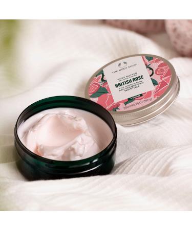 The Body Shop British Rose Body Butter 6.75 oz - Nourishing Vegan Skincare for Normal Skin - Buy Online on GoSupps.com