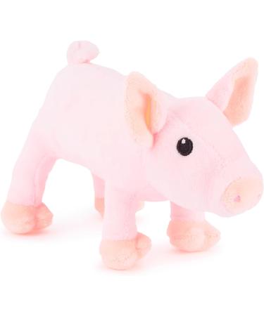 Zappi Co 100% Recycled Plush Piglet Toy - Eco-Friendly Stuffed Animal for Newborns (14cm) - Buy Online on GoSupps.com