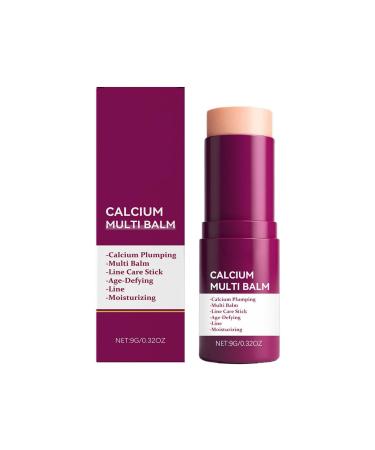 Calcium Multi Balm AntiAging and Firming Korean Skincare Stick Collagen Moisturizing Stick Moisturizing MultiBalm for Eyes and Face for Smooth Tight Skin Wrinkles 1
