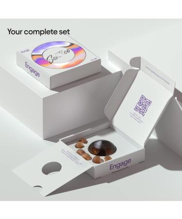 Loop Engage Solstice Earplugs - 16 dB Noise Reduction for Conversations, Social Gatherings, Parenting - Includes 8 Ear Tips - Amber - Buy Online on GoSupps.com