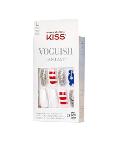 Voguish Fantasy Press on Manicure 4th of July Nails - Ibiza | Shop Kiss - Buy Online on GoSupps.com