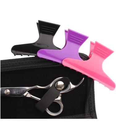 Professional Hairdresser's Purple Butterfly Hair Clips (x12) - Buy Online on GoSupps.com