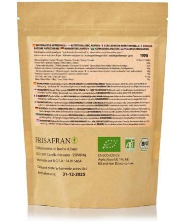 FRISAFRAN Bio Andes Raw Maca Powder 200g Maca Powder Gelatinized Peruvian Maca ground Peruvian maca organic maca root Of course Gluten Free Raw Ground maca root - Buy Online on GoSupps.com