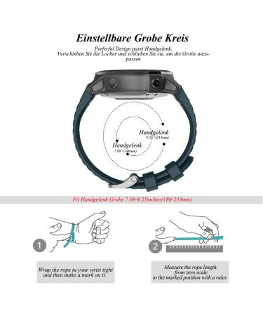 Silicone Bracelet for Fenix 6/5 & Forerunner 935/945 - Quick Lock Replacement with Screw Buckle (Stone Color) - Buy Online on GoSupps.com