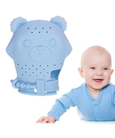 Niceram Bear Silicone Bite Gloves | Self-Calming Teething Relief for Infants | Anti-Drop Design with Adjustable Straps - Buy Online on GoSupps.com