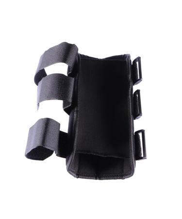 Healeved Tendonitis Thumb Support Splint | Carpal Tunnel Wristband - Left Black - Buy Online on GoSupps.com