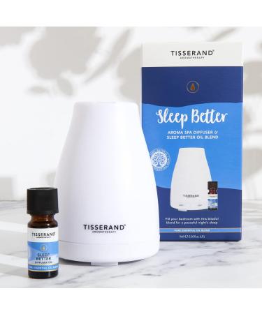 Tisserand Aromatherapy Sleep Better Spa Diffuser Set with Lavender Jasmine & Sandalwood Oil - 9ml - Buy Online on GoSupps.com