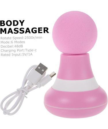 Fomiyes Mini Massage Device - Portable Percussion Muscle Massager for Home Fitness | Comfortable Body Massage Tool in Pink - Buy Online on GoSupps.com