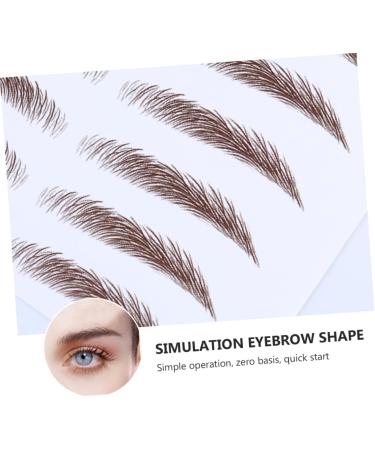 BIUDECO 6d Eyebrows Stickers 4pcs Eyebrow Stickers Water Proof Stickers Eyebrow Makeup 6d Hair-like Eyebrows Stickers 3d Bionic - Buy Online on GoSupps.com