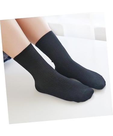 GLEAVI 5 Pairs Diabetic Care & Maternity Socks - Extra Wide, Elastic, Non-Binding Crew Socks for Swollen Feet Women - Combed Cotton, Nursing & Sports Stack Socks - Buy Online on GoSupps.com