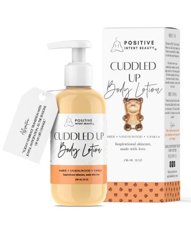Buy Cuddled Up Lotion with Affirmation Card | Nourishing Amber & Vanilla Shea Butter Aromatherapy Gift - 8oz International Shipping - Buy Online on GoSupps.com