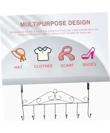NAMOARLY 2pcs Door Hook Wall Mount Clothes Rack Door Coat Hanger Over Door Coat Hook Hat Rack Door Back - Buy Online on GoSupps.com