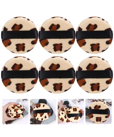 Beaupretty 18 Pcs Leopard Print Makeup Puff Set - Under Eye & Foundation Sponges - Soft Cotton Cosmetic Puffs for Flawless Finish - Buy Online on GoSupps.com