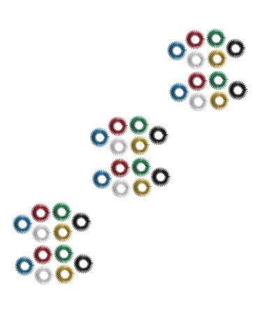 Beavorty 36 STK acupressure ring finger rings toys stress relief toys decompression toy toys massage rings for the finger finger massage geria