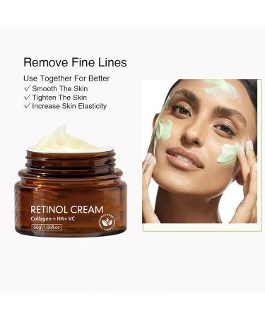  Eazerom 08 Retinol Cream Facial Moisturizer 50g Revitalift Filler Face Serum Retinol Face Cream Anti-Wrinkle Day and Night Cream for Women and Men For All Skin Types For All Skin Types For - Buy Online on GoSupps.com