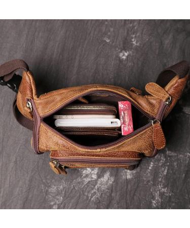 Chest Bag Men's Nubuck Leather Messenger Men's Bag Trendy Youth Bag Waist Bag Large Capacity Tide Bag (Color : B Size : 21 * 4 * 18cm) (A 21 * 4 * 18cm) A 21*4*18cm - Buy Online on GoSupps.com