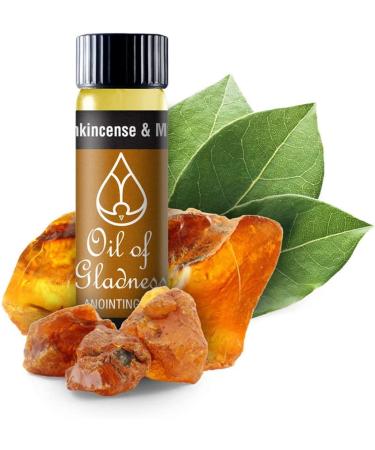 Frankincense and Myrrh Anointing Oil - 1/2 oz for Daily Prayer, Ceremonies, Blessings - Buy Online on GoSupps.com