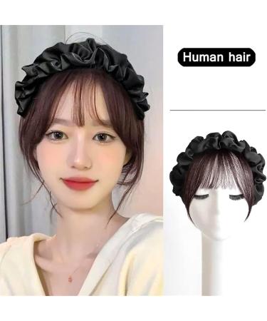 Xumh2024-3 Bangs Hair Clip Front Hair Bangs with Temples Fringe Hair Extensions Near Fringe Bang with Headband Fashion Hairpiece Hair Accessories for Women Girls Bangs Clip in Hair (Color : 6) - Buy Online on GoSupps.com