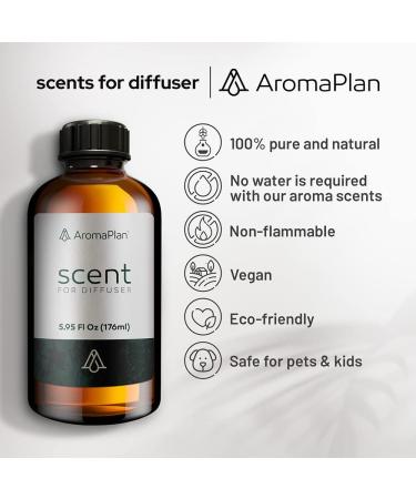 Home Luxury Scents Vanilla Birch 6 Fl Oz - Natural & Vegan Diffuser Oil Blends for Aromatherapy - 176ml USA Fragrance - Buy Online on GoSupps.com