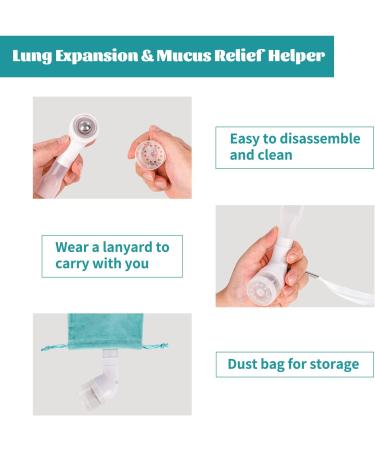 Mucus Clearing Device & Air Physio Lung Exerciser - Breathing Aid Expands Airway to Loosen Relief Mucus Adsorption Mucus Remover Adjustable air Vent (OPEP) Therapy Method White - Buy Online on GoSupps.com