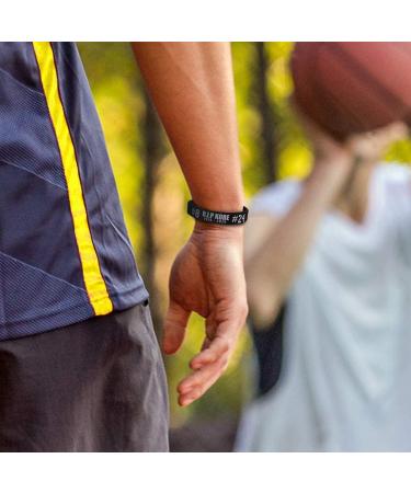 Ouideesain RIP Memorial Bracelet Basketball Silicone Wristbands - Pack of 6 [Six Colors] - Buy Online on GoSupps.com