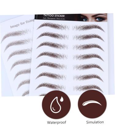 Beavorty 4pcs Eyebrow Stickers Makeup Brow Sticker Makeup Eyebrow Transfer Eyebrows Makeup Tools Stickers Makeup Stickers Make up Kit Eyebrow Transfer Stickers Imitation Eyebrow 1 count (Pack of 1) Brown - Buy Online on GoSupps.com