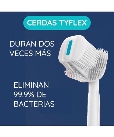 Balene Toothbrush Pack - 2 Double-Sided Medium Hardness Brushes for Adults & Kids - Blue | Perfect for Indoor & Outdoor Cleaning - Buy Online on GoSupps.com