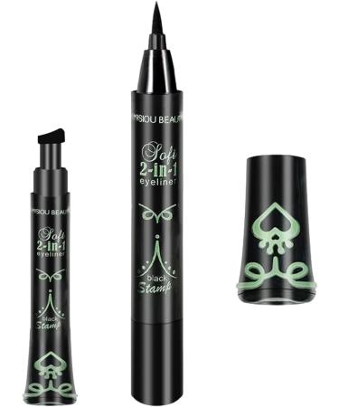 Eyelash Pencil Makeup Tool Eyebrow Stencil Stamp Eyebrow Eyeliner Pencil Long-Lasting Quick Drying Waterproof Double Tip for Sensitive Eyes and Defined Eyebrows Shakven Green - Buy Online on GoSupps.com