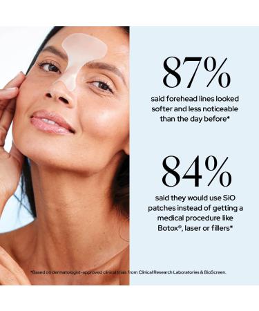 SiO Beauty Mid-Brow Forehead Anti-Wrinkle Patch - Overnight Silicone Patch for Furrows, Expression Lines, and 11s - Buy Online on GoSupps.com