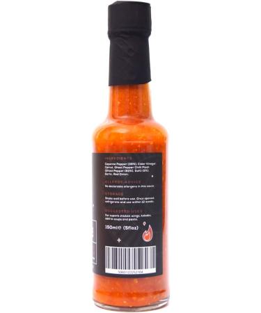 The Chilli Alchemist Flame Ghost Pepper and Cayenne Hot Sauce 150 ml - Buy Online on GoSupps.com