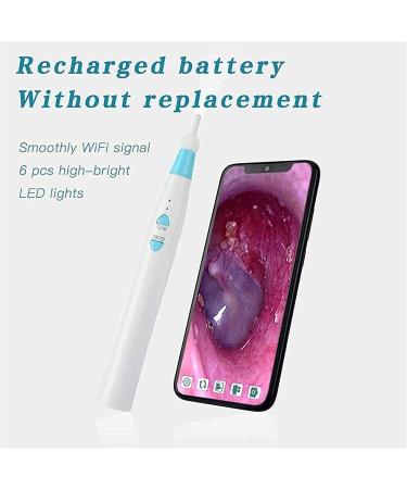 KANDUO Ear Curette Ear Wax Removal Tool Wireless Ear Wax Remover Otoscope 3.9 mm Visual Ear Cleaning Camera Luminous Ear Scoop for Adults Kids & Pets - Buy Online on GoSupps.com