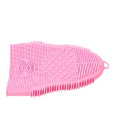 Makeup Brush Cleaning Pad | Beauty Tool Cleaner | 19x13cm Pink | Effortless Brush Care & Maintenance - Buy Online on GoSupps.com