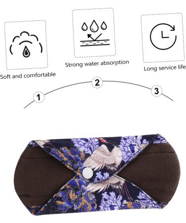 Healvian Organic Bamboo Nursing Pads - 7pcs Washable Aunt Towel Pad Set | Reusable Menstrual & Sanitary Pads - Buy Online on GoSupps.com
