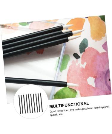 LALAFINA 200 Pcs Disposable Eyeliner Gel Eyeliner Pencil Lip Scrubber Tool Eyeliner Brush for Girl Written 9x0.7cmx2pcs Blackx2pcs - Buy Online on GoSupps.com