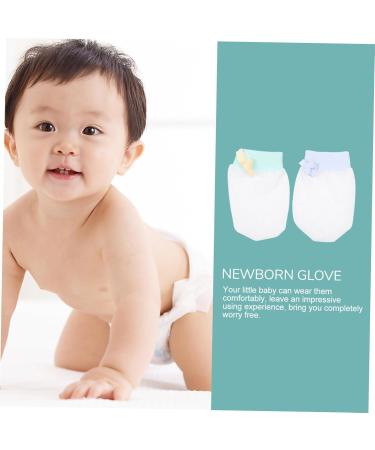 Coheali Infant Anti-Scratch Mittens - 2 Pairs of Soothing Gloves for Teething Protection | International Shipping - Buy Online on GoSupps.com