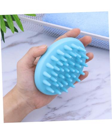Fomiyes Hair Washing Brush & Scalp Massager - Handheld Bunny Rab Oil Massage Device in Sky Blue - Glowing Shampoo Brush for Relaxation & Hair Care - Buy Online on GoSupps.com