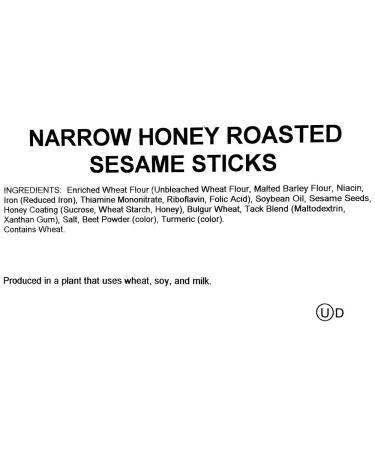 SweetGourmet Honey Roasted Sesame Sticks | Healthy Snack | 2 Pounds Original 2 Pound (Pack of 1) - Buy Online on GoSupps.com