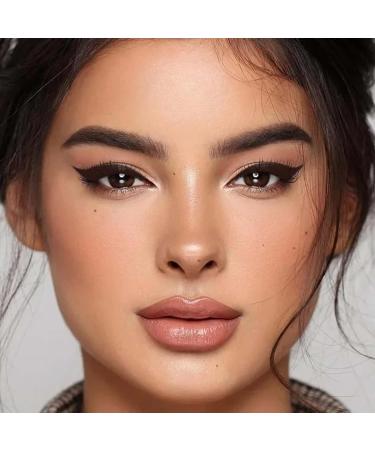 MisFun 2 pieces matte quickdrying eyeliner waterresistant gel kajal pen black quickdrying waterproof pens longlasting gel eyeliner permanent eyeliner pen brown - Buy Online on GoSupps.com