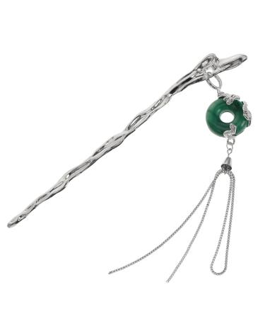 SOLUSTRE Hairpin Hair Barrettes for Women Japanese Hair Bun Sticks Rhinestone Barrettes for Women Handmade Hair Accessories Hair Clip Hair Bun Chopstick Twine Zinc Alloy Rhinestones Miss
