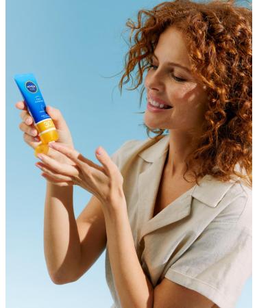 NIVEA SUN Essentials UV FACE Sunscreen SPF 30 (1 x 50 ml) Moisturizing sun protection Anti UVA/UVB sunscreen for all skin types - Buy Online on GoSupps.com