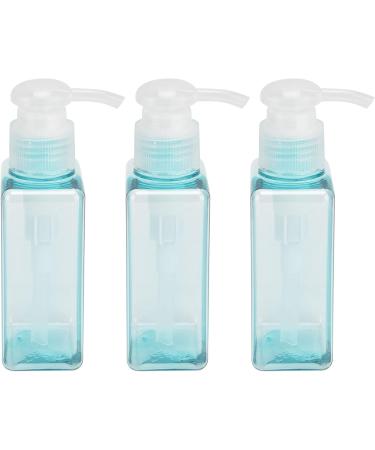 Buy Transparent Blue Pump Bottle - Ideal for Family Friends Travel & Vacation | Fast International Shipping - Buy Online on GoSupps.com