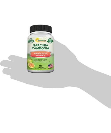 Garcinia Cambogia 1600mg - 180 Capsules | Natural Pure Extract Pills with Ultra HCA | Top Supplement to Gummies, Drops, Tea & Powder - Buy Online on GoSupps.com