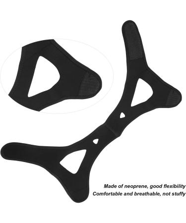 Anti Snoring Chin Strap for People Who Snore - Adjustable & Comfortable (Black) - Buy Online on GoSupps.com
