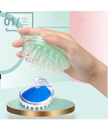 XTYPE Bath Supplies Crystal Transparent Silicone Massage Shampoo Comb Deep Massage Clean Scalp Shampoo Artifact (Color : Green) - Buy Online on GoSupps.com